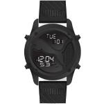 Relojes negros de poliuretano de pulsera impermeables digital Puma para hombre 