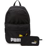 Mochilas deportivas negras para vuelta al cole con aislante térmico con logo Puma 