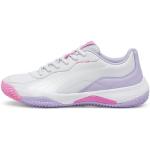Puma Women Nova Smash Wn'S Tennis Shoes, Silver Mist-Puma White-Vivid Violet, 42 EU