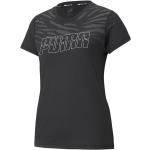 Camisetas estampada negras de poliester rebajadas de punto Puma talla S para mujer 