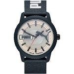 Relojes grises de plástico de pulsera impermeables Solar Puma para hombre 