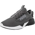 Zapatillas grises de caucho de running con logo Puma talla 37 para hombre 