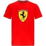 PUMA Scuderia Ferrari - Camiseta Escudo para niño - Rojo - Talla: 152