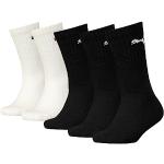 PUMA Sport Kids' Socks Calcetines, Black/White, 27-30 (Pack de 5) Unisex niños