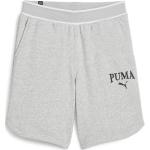 Pantalones deportivos grises de goma rebajados con logo Puma talla M para hombre 