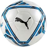 PUMA teamFINAL 21.5 Hybrid Ball Balón de Fútbol, Unisex-Adult, White-Electric Blue Lemonade-Peacoat, 4