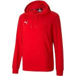 Sudaderas deportivas rojas de algodón manga larga con logo Puma teamGOAL talla XL de materiales sostenibles para hombre 