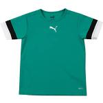 Camisetas verdes de piel de cuello redondo infantiles Puma 12 años 