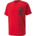 Camisetas deportivas rojas de poliester rebajadas de punto Puma talla M de materiales sostenibles para hombre 