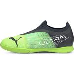 PUMA Ultra 3.3 IT Jr, Zapatillas de fútbol Sala, Multicolor (Green Glare-Elektro Aqua-Spellbound), 38.5 EU