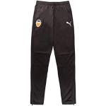 PUMA Valencia CF Temporada 2020/21-Training Pants Jr with Zipped Pocket Pantalón, Niño, Negro, 116