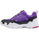 PUMA Womens Purple Logo Pull Tab Removable Insole 1" Platform Reflective Element Cushioned Non-Slip Trailfox Overland Round Toe Wedge Athletic Sneakers 5.5