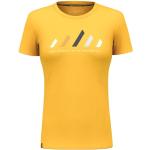 Camisetas deportivas doradas de tencel Tencel de verano tallas grandes Salewa talla XXL de materiales sostenibles para mujer 