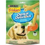 Purina Friskies Dental Delicious, Snack Dental para perros, premio, 6 bolsas de 200g