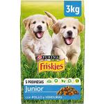Friskies Purina Vitafit Junior Pienso para Perro Cachorro, Junior, Bebé con Pollo, 4 bolsas de 3kg