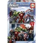 Puzzle 2x100 Avengers De 6-8 Anos Educa Borras 15771 15771