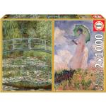 Puzzle 2x1000 Claude Monet - Educación