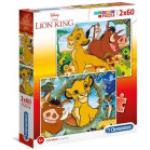 Puzzle Infantil CLEMENTONI 60 Piezas x2 Lion King
