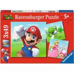 Puzzle RAVENSBURGER 3 x 49 Piezas, Súper Mario