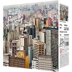 Puzzles negros de cartón 1000 piezas con motivo de Sao Paulo Más de 12 años 
