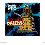 Pyramid International Doctor Who (Retorno de los Daleks) – Art Print (40 x 40 cm, Papel, Multicolor, 40 x 40 x 1,3 cm