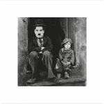 Pyramid International El Kid Charlie Chaplin impresión artística, Papel, Multicolor, 40 x 40 x 1,3 cm