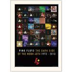 Pyramid International – Póster de Pink Floyd (Lado Oscuro de la Luna 40º Aniversario) – Montado impresión Memorabilia 30 x 40 cm, Papel, Multicolor, 30 x 40 x 1,3 cm