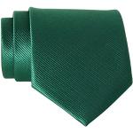 Corbatas lisas verdes de poliester Talla Única para hombre 