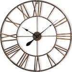 Queensway 80 Reloj de pared marco metálico silencioso 76 cm de diámetro Casa Chic