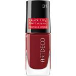 QUICK DRY nail lacquer #confident red