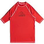 Camisetas deportivas rojas de licra manga corta Quiksilver talla M para hombre 