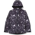 Quiksilver Mission Printed - Chaqueta Para Nieve Para Niños 8-16 Chaqueta Para Nieve, Niños, true black woolflakes, XS/8