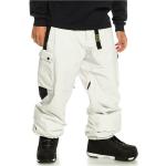 Pantalones blancos de snowboard transpirables Quiksilver talla S para hombre 