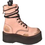 R13, Lace-up Boots Pink, Mujer, Talla: 37 EU
