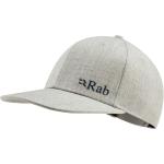 Gorras estampadas grises con logo Rab 