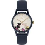 Radley Say It with Flowers - Reloj de pulsera de silicona para mujer, diseño floral, para perros, azul marino, Correa