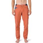 Pantalones naranja de algodón de lino rebajados de verano tallas grandes desgastado talla XXL para hombre 