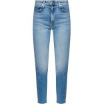 Rag & Bone, High-waisted skinny jeans Blue, Mujer, Talla: W29