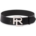 Cinturones anchos negros de cuero Ralph Lauren Lauren talla M para mujer 