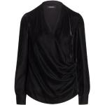 Camisas negras de terciopelo rebajadas Ralph Lauren Lauren talla S para mujer 