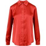 Blusas largas rojas de seda informales Ralph Lauren Lauren talla M para mujer 