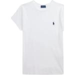 Camisetas blancas de algodón de manga corta manga corta con cuello redondo Ralph Lauren Lauren talla M para mujer 
