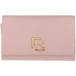 Bolsos rosas de piel de moda con logo Ralph Lauren Collection para mujer 