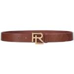 Cinturones marrones de cuero con hebilla  Ralph Lauren Collection talla S para mujer 
