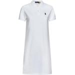 Vestidos bordados blancos de algodón mini Ralph Lauren Lauren talla L para mujer 