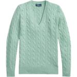 Jerséis verdes de lana de punto manga larga de punto Ralph Lauren Lauren talla M para mujer 