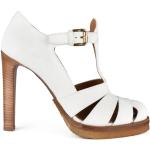 Sandalias blancas de ante de tiras rebajadas Ralph Lauren Lauren talla 39 para mujer 