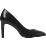 Zapatos negros de cuero de tacón rebajados Ralph Lauren Lauren talla 36,5 para mujer 