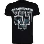 Camisetas estampada negras de algodón Rammstein tallas grandes talla 5XL para hombre 