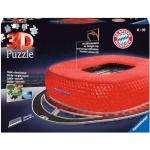 Ravensburger- Puzzle 3D 216 pièces Stade Allianz Arena illuminé National Soccer Club Football Noche, Color Otro (12530)